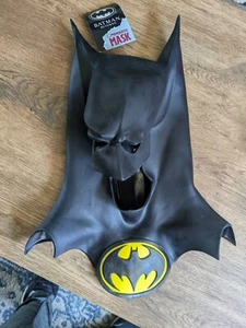 Vintage 1992 Child's Full Cowl Batman Returns Mask Commemorative Collegeville - Imagen 1 de 10