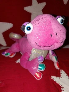 Ganz Webkinz Pink Sparkle Glamour Gecko Stuffed Animal Plush Only NO CODE HM462 - Picture 1 of 11