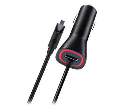 3 Pack - Car Charger w/ Dual Output Micro USB &LED Light Rapid Charge Phone - Image 1 of 4