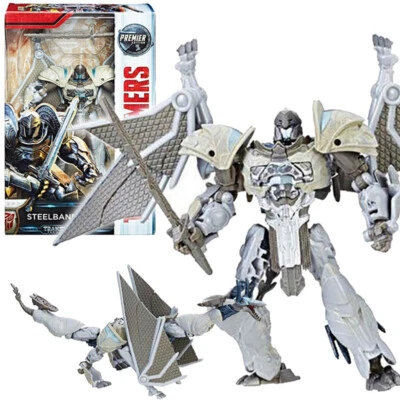 Hasbro Transformers Last Knight Steelbane Premier Figure Deluxe Class Official - Image 1 of 4