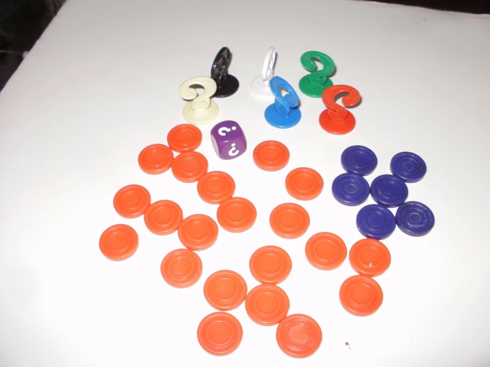 20 20 Fragen Spaß Familie Party Brettspiel Ersatzteile Mover Würfelzähler - Bild 1 von 1