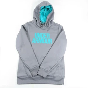 Under Armour Womens Small Petite Gray Pullover Hoodie - Picture 1 of 7