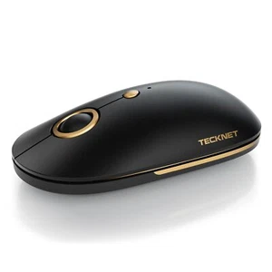 Wireless Bluetooth Mouse 3 ModeDual Bluetooth+2.4Ghz Silent Computer Mouse Bl... - Picture 1 of 7