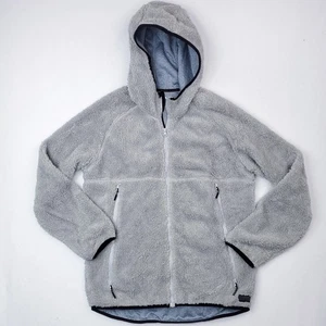 MSX Michael Strahan Jacket Mens Medium Full Zip Hooded Fleece Sherpa Hoodie - Picture 1 of 13