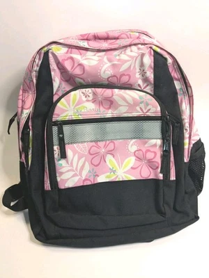 L.L. Mochila Bean Deluxe Niños Hawaiano Rosa Estampado Floral Tropical De Colección ¡Rara! Foto 1 de 4