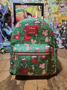 Loungefly Disney Mickey Mouse Holiday Treats Mini Rucksack - Bild 1 von 4