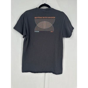 Rhythm Livin Radio Sounds Shirt Mens Medium Black Music Graphic Tee - Picture 1 of 7
