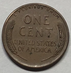 1955 P Lincoln Wheat Cent Penny MULTIPLE Die Chips on Reverse - Picture 1 of 4