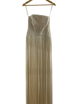 maria lucia hohan Other Sleeveless Dress 38 Silk BEG 941170010-2881 Used - Image 1 of 4