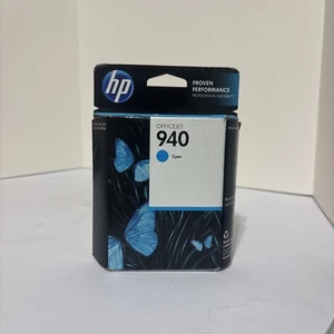 Genuine HP 940 Cyan Ink cartridge C4903AN New Sealed Box Exp DEC 2014 - Picture 1 of 2