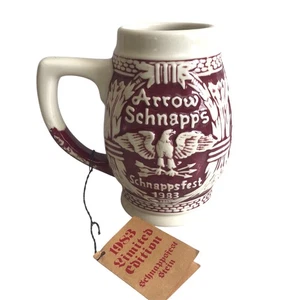 Vintage 1983 Pfeilschnaps Schnapsfest Bierstein Krug Limited Edition # 2023 - Bild 1 von 11