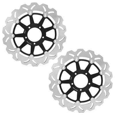Pair Front Brake Rotors Discs For Ducati Diavel Monster Multistrada 1200 Foto 1 de 4
