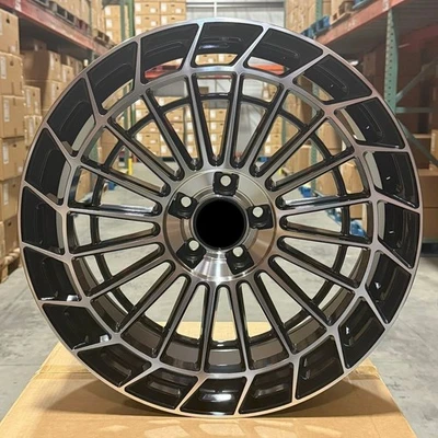 19" LUXURY STYLE BLACK MACHINED WHEELS FITS AUDI A4 A5 A6 A7 A8 S LINE QUATTRO - Image 1 of 4