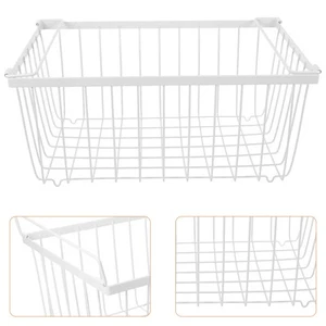 Freezer Hanging Basket Stackable Wire Baskets for Storage Organiser - Picture 1 of 12