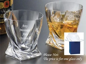 Vaso de whisky grabado personalizado regalos de cumpleaños, 30th 40th 50th regalo en caja - Imagen 1 de 1