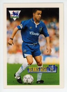 1996 Merlin Collections #12 DENNIS WISE CHELSEA Premier League SOCCER CARD