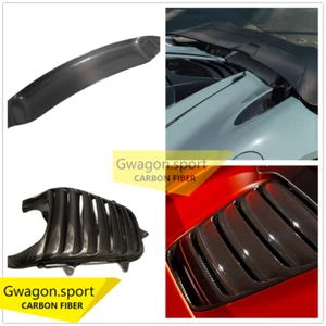 Campana trasera negra de fibra de carbono ala alerón trasera apta para McLaren Mp4 650s VS Style - Imagen 1 de 10