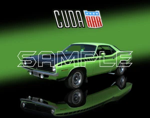 1970 AAR Cuda Print - Picture 1 of 1