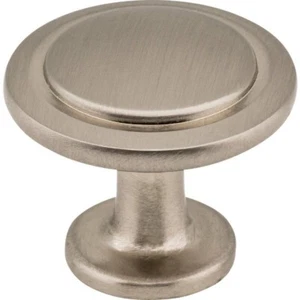 (10)-Elements Gatsby 1-1/4 In. Diameter Satin Nickel Mushroom Knob 3960-SN - Picture 1 of 1