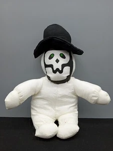 VTG 7" INTERNATIONAL SILVER CO NYLON PARACHUTTE HALLOWEEN DAY OF DEAD PLUSH 1994 - Picture 1 of 7