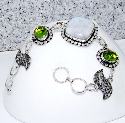 beachtenswerte Damen-Armband Modstein Edelstein Filled Sterling Silber 925 - Bild 1 von 2