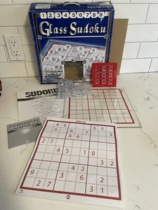 Glass Sudoku Board Game New Open Box (box has some shelf wear) 100% Complete - Picture 1 of 5