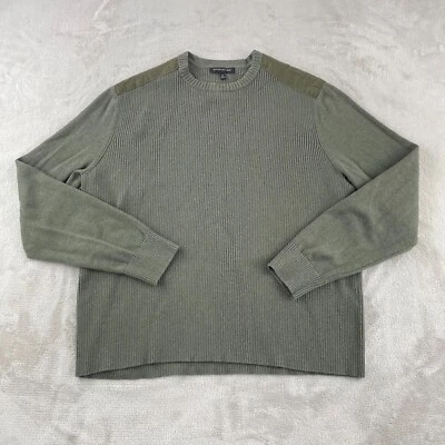 Suéter utilitario Banana Republic para hombre XL verde caza militar parches para el hombro Foto 1 de 4