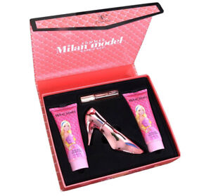 Summer Milan Model Barbie Red Gift Set Eau De Parfum Lotion Shower Gel Movie