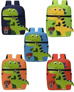 Kids Cartoon Backpack Sling Bag Child Nylon Dinosaur Cute Schoolbag Kindergarten - Picture 1 of 40