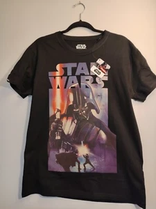 Original Lizenziertes Star Wars Darth Vader Retro Herren T-Shirt Baumwolle S-XXL - Picture 1 of 6