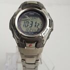 Casio G-Shock Watch Atomic Tough Solar Silver Tone Round Dial  MTG-M900
