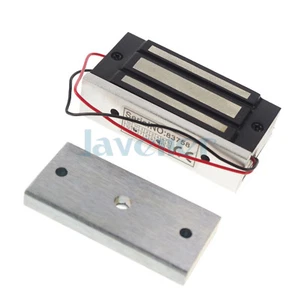 Cerradura Electromagnética Fuerza 12VDC 100lbs 60kg Protección Magnética Cerradura Puerta Seguridad - Imagen 1 de 4