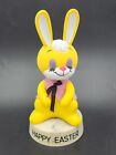 Vintage 1971 R Dakin Goofy Grams Rubber Easter Bunny Happy Easter Figurine