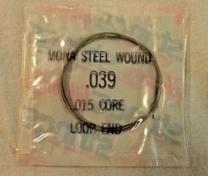 New Sealed Gibson String Mona Steel wound .039 .0l5 core loop end - Picture 1 of 1