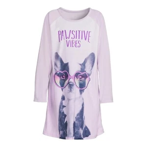 New Wonder Nation Dog Puppy Girls Nightshirt Nightgown Long sleeve many sizes - Picture 1 of 6