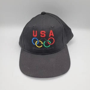 Vintage USA Olympic Hat Cap Proud Sponsor Havoline Logo Snapback Adjustable - Picture 1 of 4