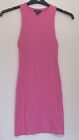 New Look Generation 915 Girls Pink Ribbed Dress Age 12-13 Years