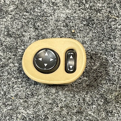 Interruptor de espejo retrovisor de puerta Pontiac Solstice 2006-2009 botón lado izquierdo del conductor OEM beige Foto 1 de 4