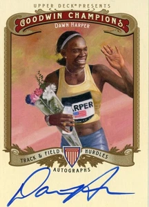 2012 Upper Deck Goodwin Champions Auto Dawn Harper #A-DH Auto - Picture 1 of 2