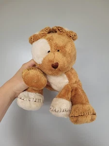 Edredón de sonajero de juguete suave de peluche conejo marrón ELC Tolo de colección raro - Imagen 1 de 9