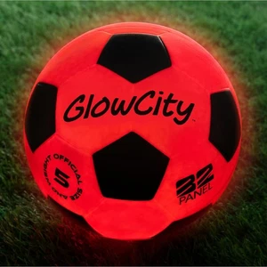 GlowCity Glow in The Dark Soccer Ball | Light Up Indoor/Outdoor Soccer Ball w... - Picture 1 of 9