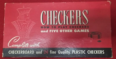 Checkers, How to Play & 5 other games, Whitman 1949 - Image 1 of 4