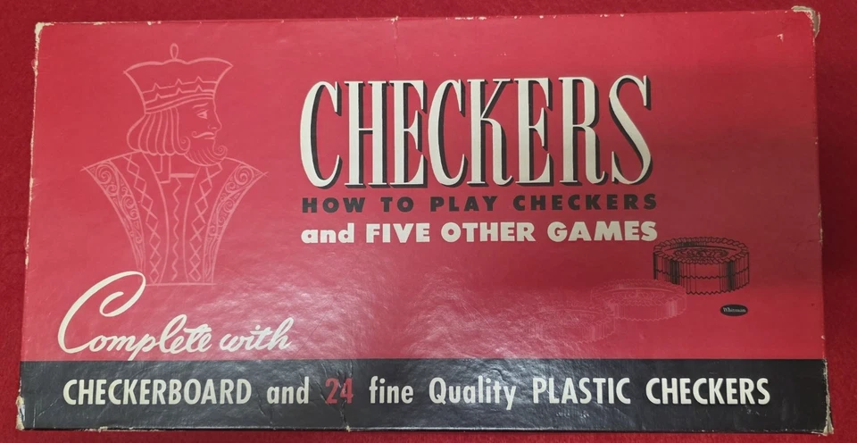 Checkers, How to Play & 5 other games, Whitman 1949 - Image 1 of 4