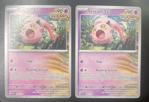 Scream Tail 086/182 And 042/131 Sv04: Paradox Rift and Prismatic Evolutions - Picture 1 of 2