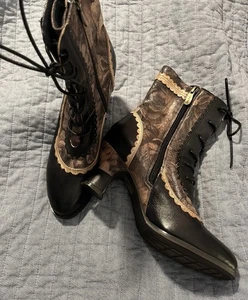 Spring Step L'Artiste Women's Ankle Boot Size 39, Euro 8.5, Bewitch-Floral - Picture 1 of 9