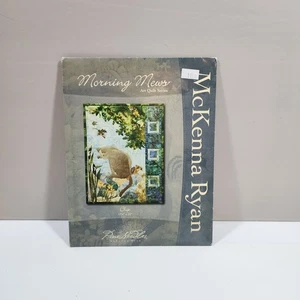 McKenna Ryan Pine Needles Quilt Pattern Morning Mews Chip Cat 17 1/4" x 22" New - Picture 1 of 7