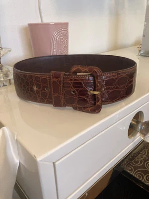 cinturón cocodrilo prada vintage años 90 Prada Foto 1 de 4