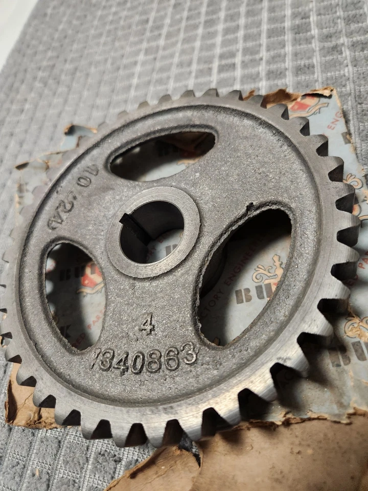 NOS GM 1340863 Camshaft Gear 1950-1953 Buick Special & 1950 1952 Super 248 263 - Imagem 1 de 1