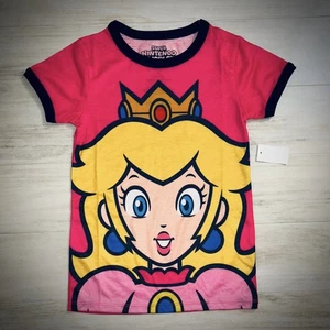 NWT! Super Nintendo World Princess Peach T-Shirt Sz. Youth Small - Picture 1 of 2