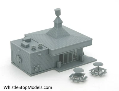 N Scale Shrimp Bucket Restaurant - Image 1 of 4